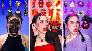 560K views · 8.5K reactions | BLACK vs RED vs PURPLE FOOD ASMR Eating ONLY Color Food for 24 HOURS | Toby | Facebook