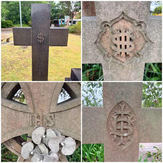 18 reactions | Have you ever noticed the letters IHS carved on old...