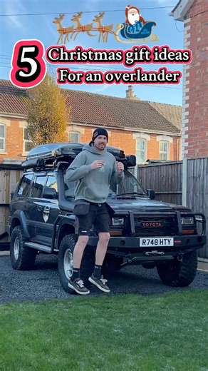 Arran & Evie ⛺️Outnumbered Overlanding 🚙 on Instagram: "Top 5 Christmas presents for an overlander Most of these can be found on our Amazon store (link in bio) 1. Fire extinguisher with car holder. 2. Roof storage net 3. Foot well Water tank by front runner 4. Tyre bag by camp cover 5. 12v fridge. Ours is a domestic and can be found on our Amazon store. Many fridges out there, you don’t need to spend huge money. #overland #christmas #4x4 #toyota #explore"