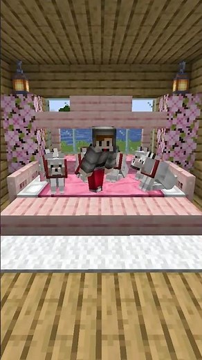 A MINECRAFT SOFA FOR YOUR GIRLFRIEND! 🥰⛏️ #shorts