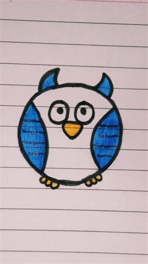 O Letter Easy Drawing 🦉