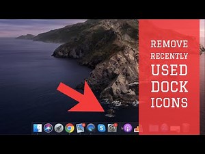 How To Remove Recently Used App Icons in Macbook Dock 2020