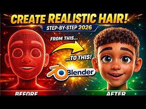 Blender Hair Tutorial – Create Ultra Realistic Hair (Beginner to Pro)