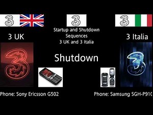 3 UK vs 3 Italia - Startup and Shutdown Sequences