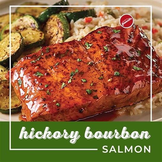 7.1K views · 61 reactions | Wondering why our salmon is a Ruby’s Favorite? Once you taste our signature hickory bourbon sauce you'll see what makes this meal a must-try! | Ruby Tuesday | Facebook