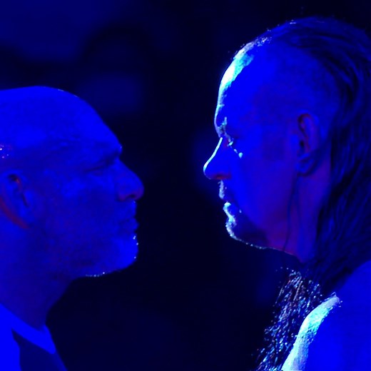Look back at this chilling moment when Goldberg and Undertaker came face-to-face in 2019. | WWE