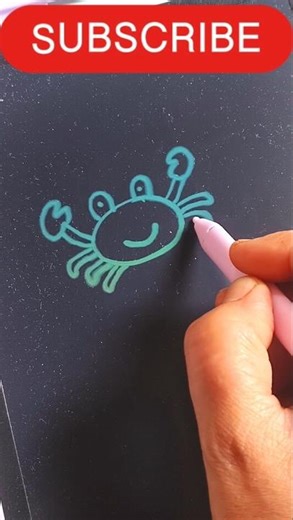 Easy Crab Drawing 🦀 #art #drawing #easydrawing