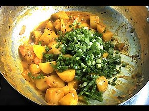 With Potatoes and Spring Onions❗ You can make this Tasty and Easy Recipe/Green Onion Sabji Recipe