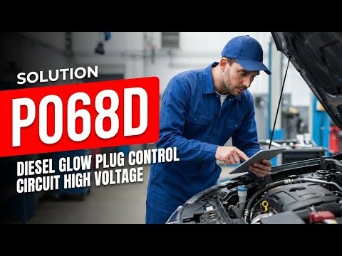 How To Fix P068D OBD II Error Code - Diesel Glow Plug Control Circuit High Voltage