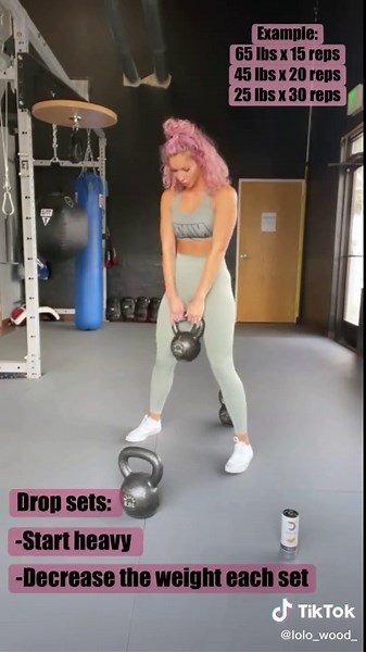 Try this KB deadlift drop set ! | deadlift