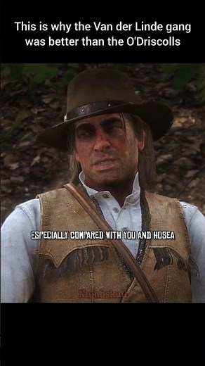 Difference between The O'driscolls and the Van der Linde gang #rdr #rdr2 #arthurmorgan #odriscoll