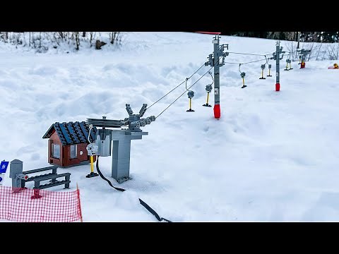 [SNOW] 2021 LEGO TKE2 / 2-SL / T-BAR Skilift | Ay' Edition 2018 - Instruction available