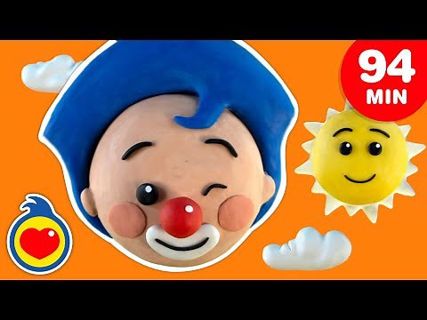 🌈 Plastilinas de Colores - Los Mejores Juegos Y Canciones Infantiles (94 Min) | Plim Plim