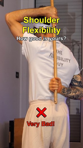 How’s your shoulder flexibility? Let’s test it. Try this simple test: Bring one arm up and one arm down behind your back — and try to touch your hands. ✅ If your index fingers touch, you’re doing well. 💪 If you can grab your hands together, that’s excellent mobility. But here’s the mistake most people make 👇 They let the bottom shoulder roll forward, which shortens the rotator cuff and kills the stretch. Instead, keep that shoulder neutral (not too far forward or backward) and focus on bringin
