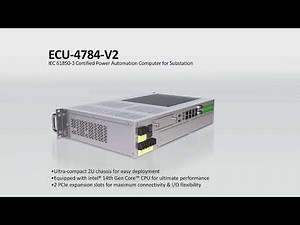 IEC 61850 Certified Power Automation Computer for Substation: ECU-4784-V2, Advantech (EN)