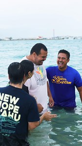 2.5K views · 105 reactions | On Sunday, despite the rain clouds in the sky, people came to get baptized with hearts prepared! We are so happy to celebrate that 50 members decided to step out in faith! Baptism is more than just an action - it is a declaration of your commitment to obeying and following God! #newhopeoahu #waterbaptism #baptism #praisethelord #redeemed | New Hope Oahu | Facebook