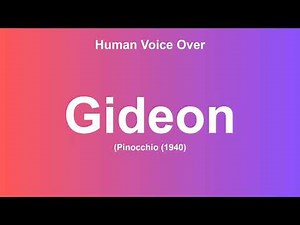👉 How To Say: Gideon - Disney Pronunciation