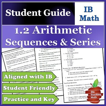 Arithmetic Sequences and Series for IB Math 1.2 - Study Guide & Practice