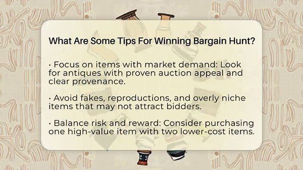 What Are Some Tips For Winning Bargain Hunt? - The Collectibles Guide