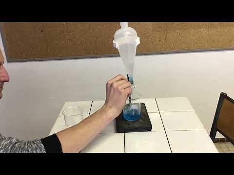 Chimie - Utilisation d'une ampoule à décanter