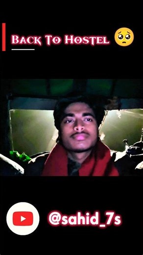 Back to hostel 🥺 #shorts