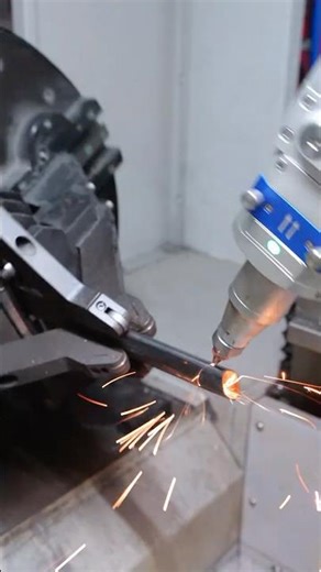 laser tube cutting machine #lasercutter #lasercutting #lasercut