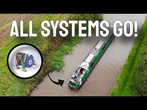 NEW ENGIRO MOTOR on a NARROWBOAT How do you Charge an Electric Boat? Ep.204