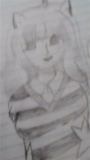 drawing a fox girl ( a little *chibi* edition ) #cat #drawing #trending