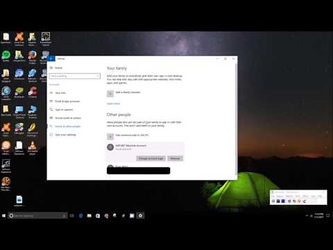 How to add and remove a user account in Windows 10