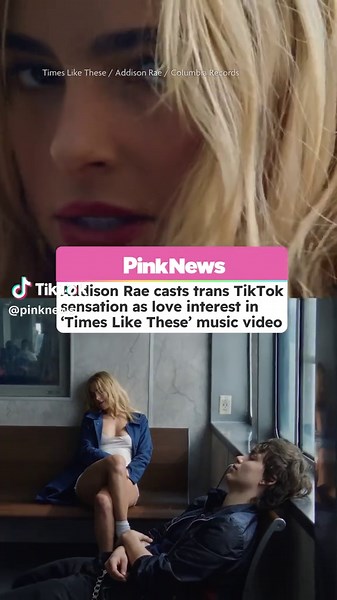 “Diet Pepsi” singer Addison Rae has cast a trans man and TikTok sensation as the love interest in her latest music video, “Times Like These”. The video for “Times Like These”, the newest single from Addison’s recently-released debut album Addison, features the musician and her beau lolling about on a Staten Island Ferry. “Times Like These” is about Rae feeling lost and confused in life and in love, and the video reflects as much: in one scene, she’s resting her head on her partner; in the next, 