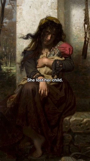 The Lunatic of Étretat (1871)By Hugues Merle