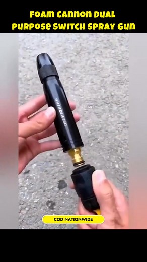 識 All-in-one cleaning solution! Ang Foam Cannon Dual Purpose Spray Gun ay essential sa car enthusiasts at home cleaners.  Foam & water function 林 Adjustable spray control  Durable & easy to use  Free Shipping + COD Nationwide! ⚡ Tap “Shop Now” at simplify ang washing tasks mo! | Click N Shop | Facebook