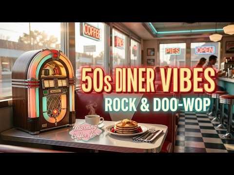 Old School Diner Vibes Classic 50s Rock & Doo-Wop 50s ☕ for Your Morning Coffee & Retro Jukebox Jive