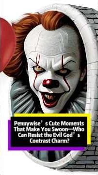 Pennywise's Cute Moments That Make You Swoon-Who Can Resist the Evil God'sContrast Charm?