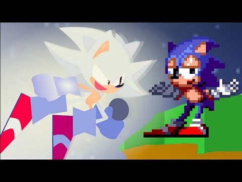 Pixel sonic vs HD Sonic & Pals - Full Week (Friday Night Funkin)