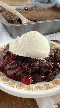 Chocolate Cherry Dump Cake