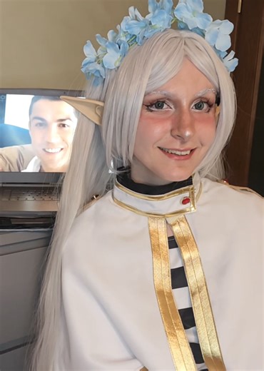 1st meme of the year? Frieren cosplay 🤝🏻🗿 #frieren #cosplay #frierencosplay #cosplaymeme