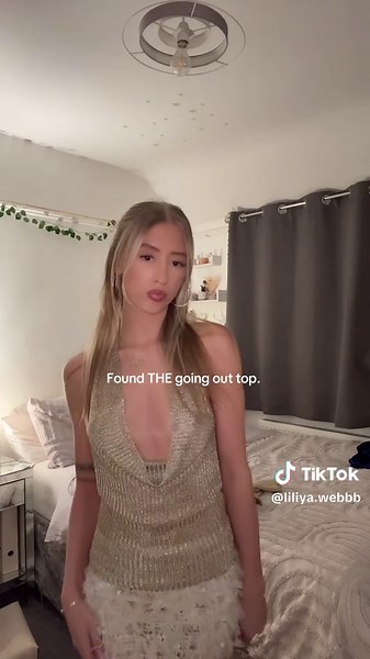 Stunning Gold Chain Top for Night Out