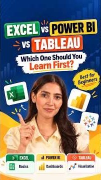 Excel vs Power BI vs Tableau: Which Should You Learn First? 📊🤔