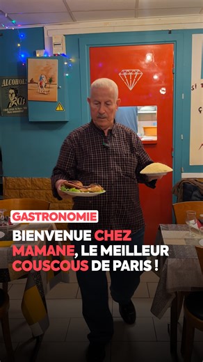 Nous nous sommes rendus Chez Mamane, réputé pour servir l’un des meilleurs couscous de Paris ! Sur place, nous avons rencontré son propriétaire, Abderrahmane, figure incontournable du lieu. 🥘✨ | Neo