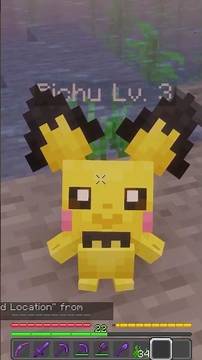 How to find PICHU in Cobblemon 1.7! #cobblemon #minecraft #pokemonminecraft