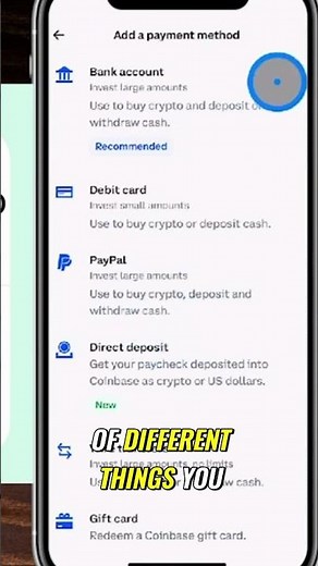 Coinbase - Adding Payment Methods
