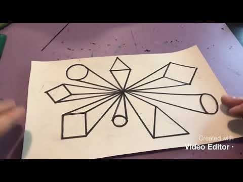 1 pt. perspective shape explosion