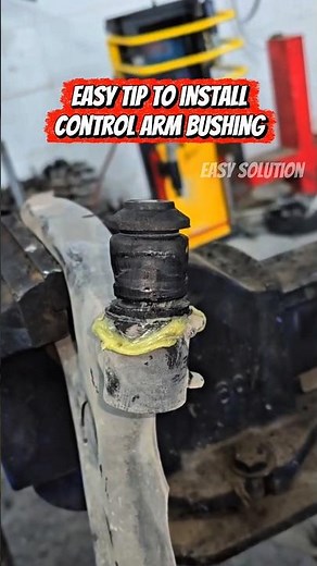 Easy Way to Install Control Arm Bushing Without Hammering