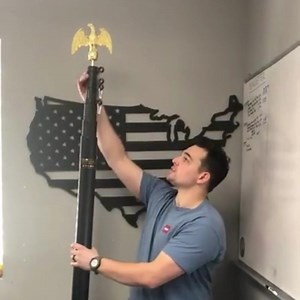 2.3K reactions · 158 shares | Looking for the best flagpole kit? As a veteran owned business, we are proud to offer top-of-the-line sectional and telescoping flagpole kits. We'll arrange fast shipping to your front door so you can have Old Glory flying high in no time! On Sale Now! | Old Glory Flagpole Kits | Facebook