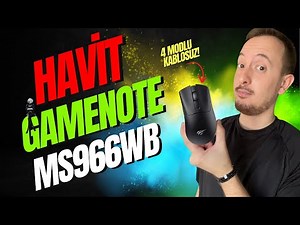 4 Farklı Modu Ve Sessiz ve Sesli Switchli Havit MS966WB Oyuncu Mouse İnceleme!