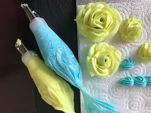 FAKE/FAUX Buttercream | Practice Buttercream for piping practice | Mock fake buttercream