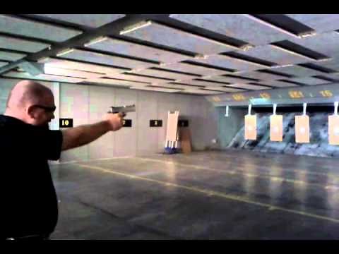 Firing a .357 mag semi-auto pistol