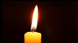Candle Burning Royalty Free Stock Video Footage Clip