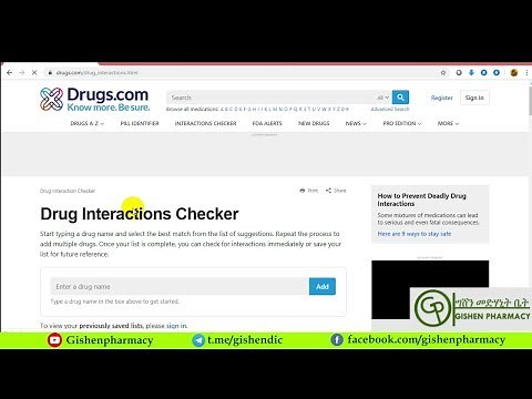 Drugs com, Free online drug interaction checker